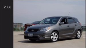 Toyota Matrix Through The Years