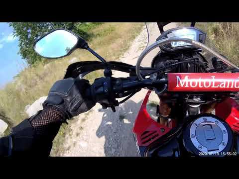Motoland Dakar 250 ST. Покатушки по лайту. Замер радиации на карьере горы Змейка. смотреть онлайн
