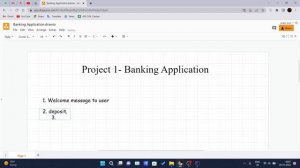 Java Project Banking Application 1 Introduction