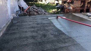 Печатный бетон в первый раз