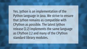 Can Jython use Python libraries?