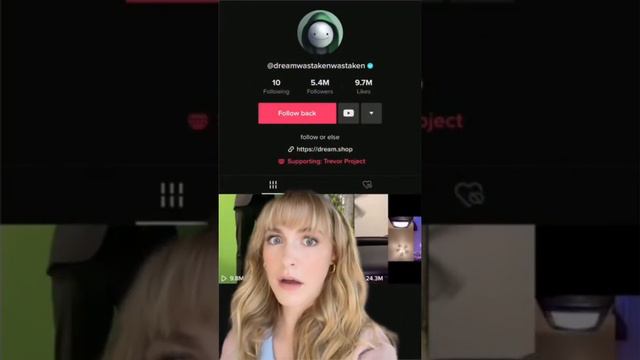 McKenna Grace is shocked Dream Wastaken is her Tiktok close friend 😂