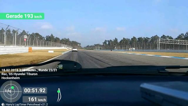 Hockenheimring Touristenfahrten 18.02.2018 Hyundai Coupe GK HHR 15:23 смотреть онлайн