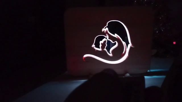 Ночник "Мама и дочь" своими руками. Подарок для самых дорогих!) смотреть онлайн