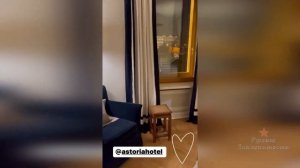 Яна Рудковская в шикарном Astoria Hotel