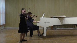 Василиса Соколова (9лет). Пабло де Сарасате "Андалузский романс" ("Испанские танцы", опус 22)