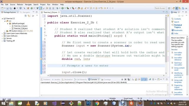 Introduction To Java Programming Exercise 2 2b смотреть онлайн