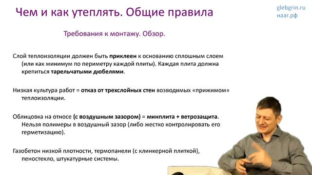 42) Как утеплять газобетон؟ Правила монтажа. Ошибки.