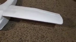 Создание самолёта из пенопласта ч. 2