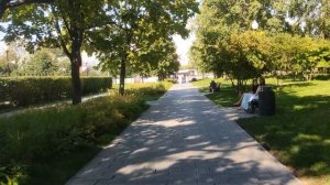 Еду на велосипеде по центру Москвы | Прогулка в парке