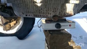 Универсальный подогреватель картера двигателя)))