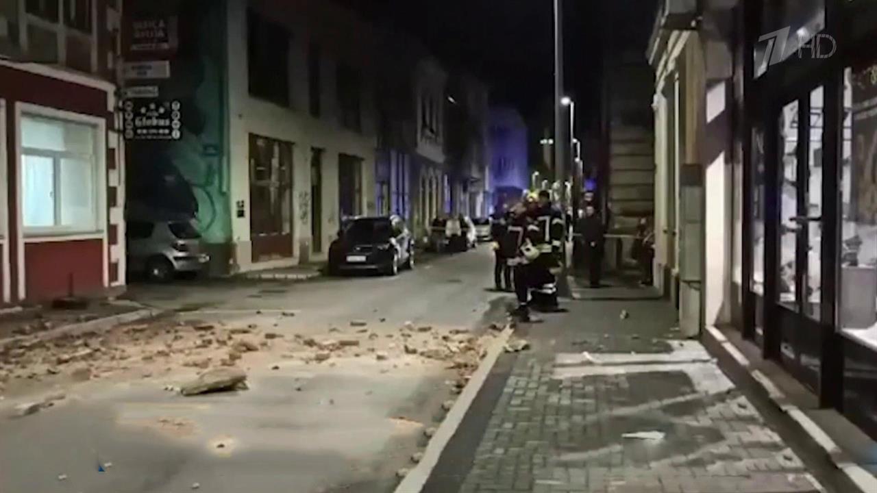 Минувшей ночью на Балканах произошло землетрясение магнитудой около шести