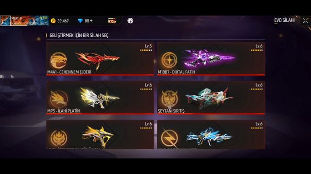 Elite Pass: Jutsu Elementleri 6 Seviye Evo M4A1 Para Çarpışması Modu 