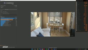 Test temp I5 14600KF 5.3Ghz Cinebench r23 Cooler Thermalright FC140