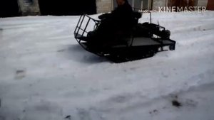 Двухгусеничный снегоход