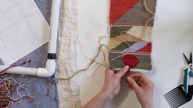 Tapestry Weaving for Beginners: Finishing || Tapestry Project Episode 10