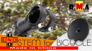 UNO самый лёгкий MTB вынос - advanced project + ultralight крышка на шток вилки (made in china)