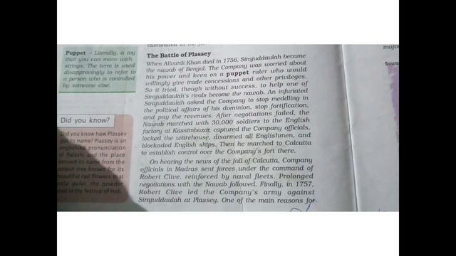 Class8th history (ch-2) from trade to territory#day4