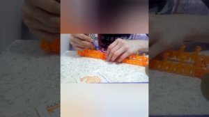 Плетение из резинок .Фигурка котёнка на станке.