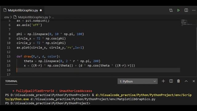 Python Graphics in Matplotlib | Hypotrochoid
