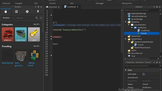 Roblox Studio| How To Make Cool Crouch System With Mobile Buttons смотреть онлайн