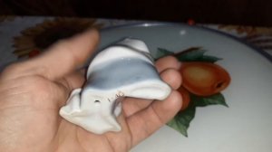 Фарфоровая статуэтка "Клоун Карандаш и собачка Клякса" ЗХК Полонное