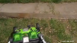 Greenworks G-MAX 40V Twin Force G40LM49DB. Газонокосилка ГринВоркс 40В. Подробный отзыв (Review)