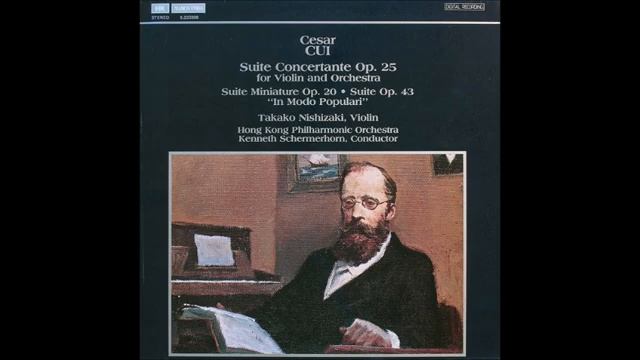 César Cui _ Suite No. 3 for orchestra 'In modo populari' Op. 43 (1890)