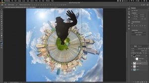 Create a Tiny Planet Effect in Adobe Photoshop without a 360 Camera