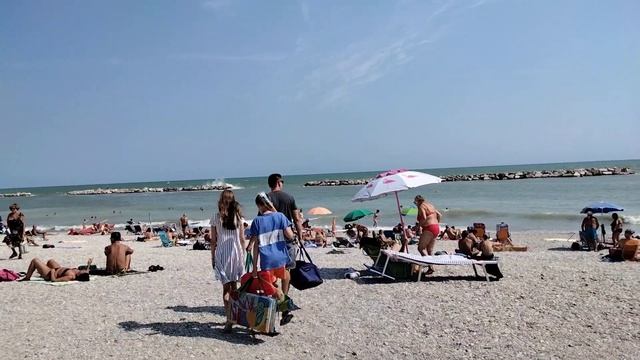 Адриатическое море..Отпуск в Италии.Italia..Fano..
