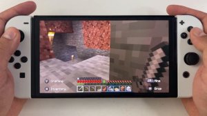 Minecraft OLED Nintendo Switch Gameplay