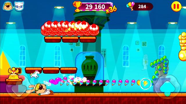 Том Бег за Конфетами Ставим Новые Рекорды Мультфильм Игра Talking Tom Candy Run