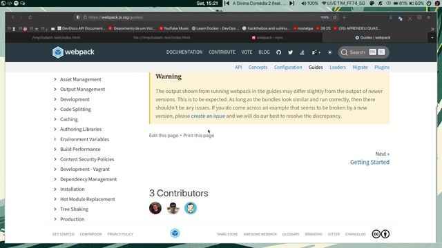 JavaScript: node, package managers, webpack