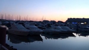 Nightfall at the Marina in Vilamoura - Algarve - Portugal - HD