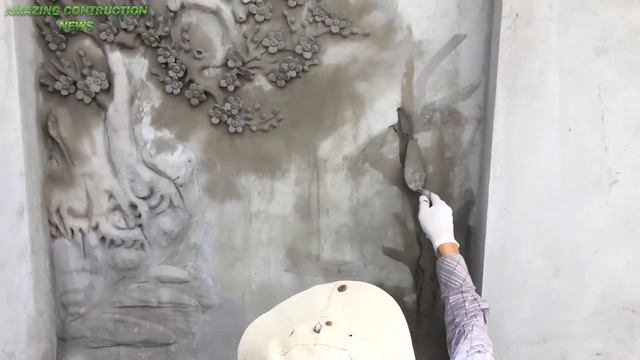 Красивая картина из штукатурки для фасада своими руками смотреть онлайн