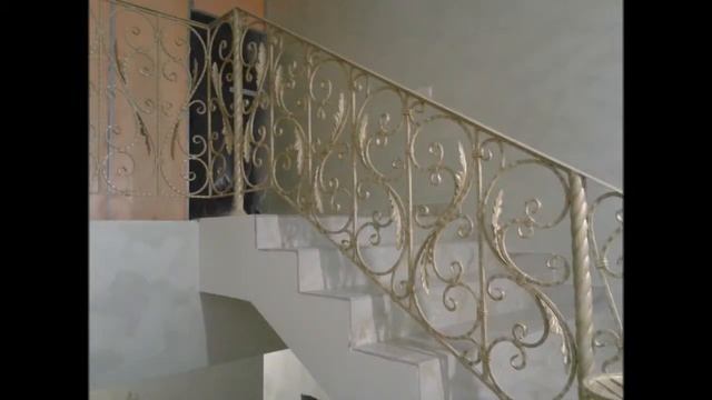 Кованые перила, художественная ковка металла смотреть онлайн