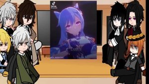 BSD react to Keqing as a new PM member | Bungo stray dogs / BSD / Genshin Impact | GCRV