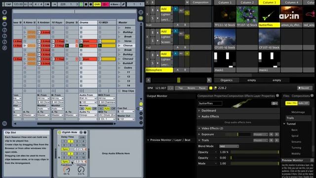 Программы - Resolume — интеграция с Ableton Live и Flash