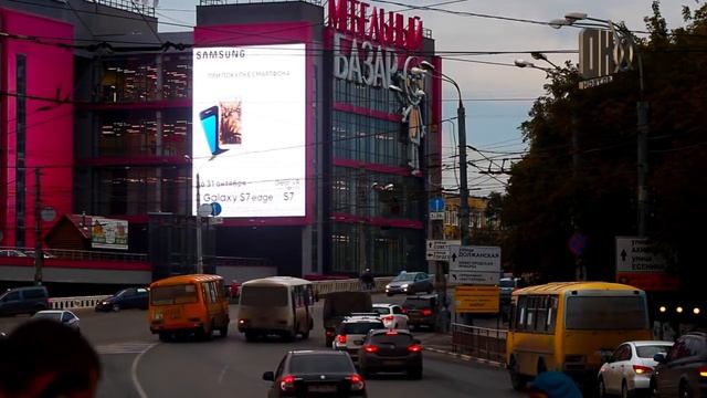 Медиафасад на ТЦ "Мебельный базар"|HD LED TECH