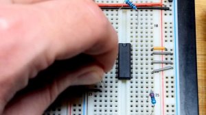 74HC14 hex schmitt trigger inverter integrated circuit IC electronics 7414 NOT gate by electronzap