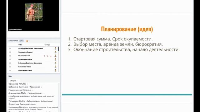 Сельский туризм, бизнес-планирование