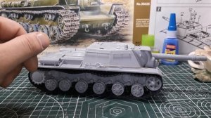 Сборка модели - СУ-152 Зверобой - Советская противотанковая самоходная установка 1/35 (ARK MODELS)