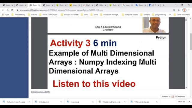 Arrays in Python 2