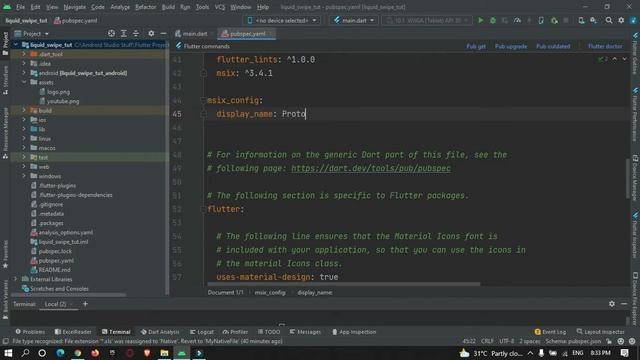 How to use Flutter MSIX to create .msix windows installer - MicroSoft Store
