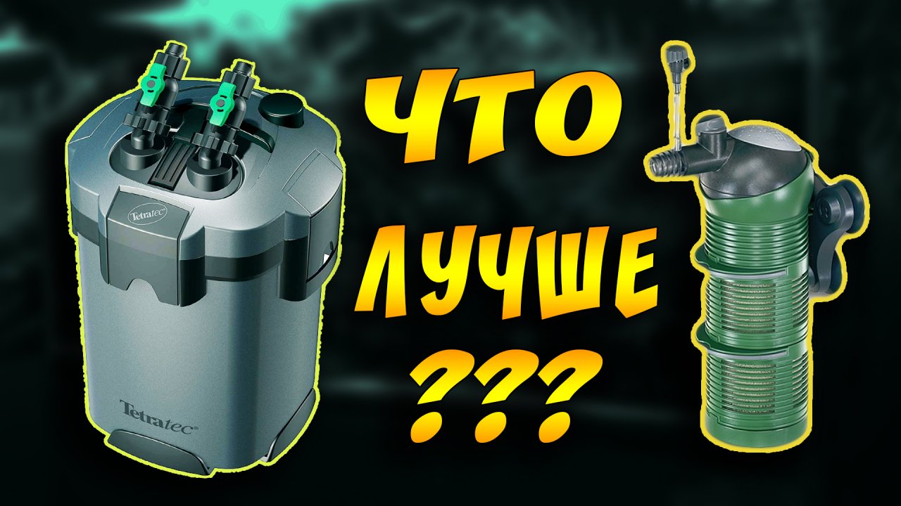 Внутренний или внешний фильтр  для аквариума! Какой фильтр лучше для аквариума наружный, внутренний!