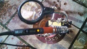 Китайский паяльник с термостабилизацией  A-BF GS90D на 90 Вт | #Обзор