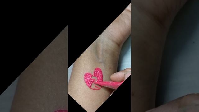 viral ? small broken ?? heart tattoo mehndi art for lovers,#short,#smalltattoo