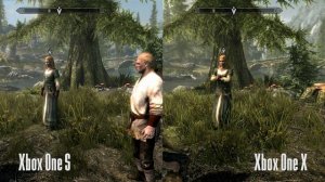 Skyrim Xbox One X vs Xbox One S 4k Gameplay Comparison - A worthy upgrade?