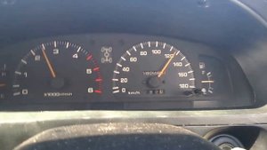 Дизельный Сурф 185 катится по трассе KZN185 1KZ-TE