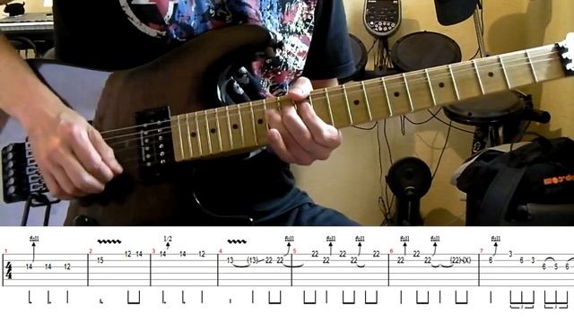 How to play Adrian Smith's solos #47 The Loneliness Of The Long Distance Runner (with tabs) смотреть онлайн